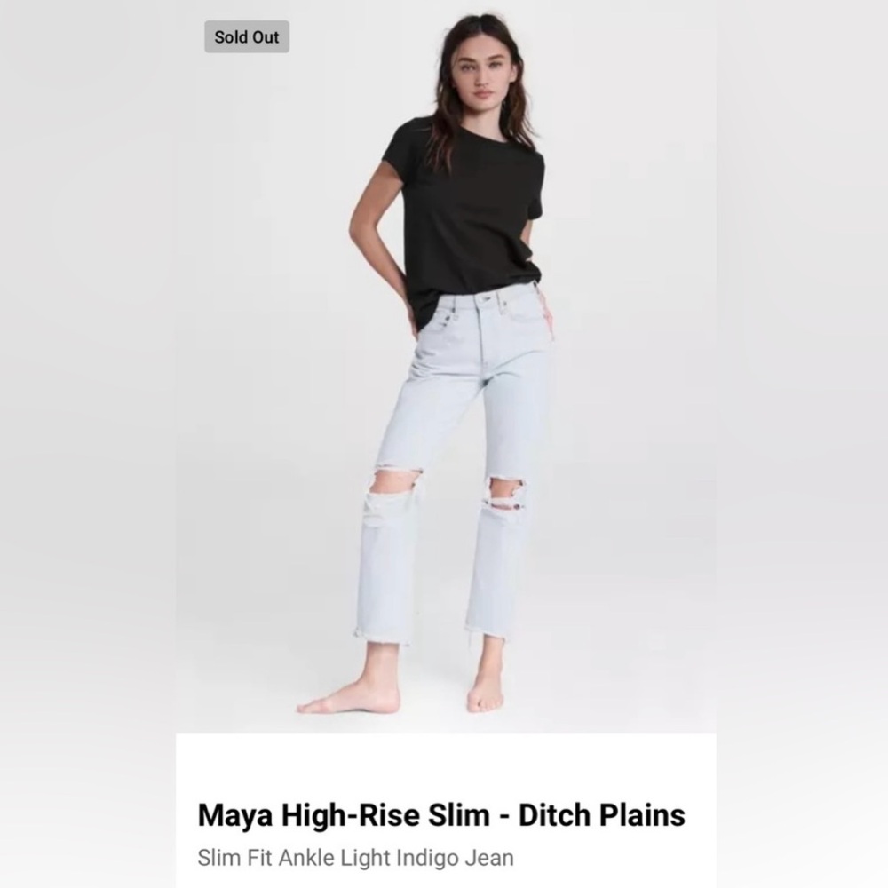 Rag & Bone Maya High-Rise Ankle Slim Jeans